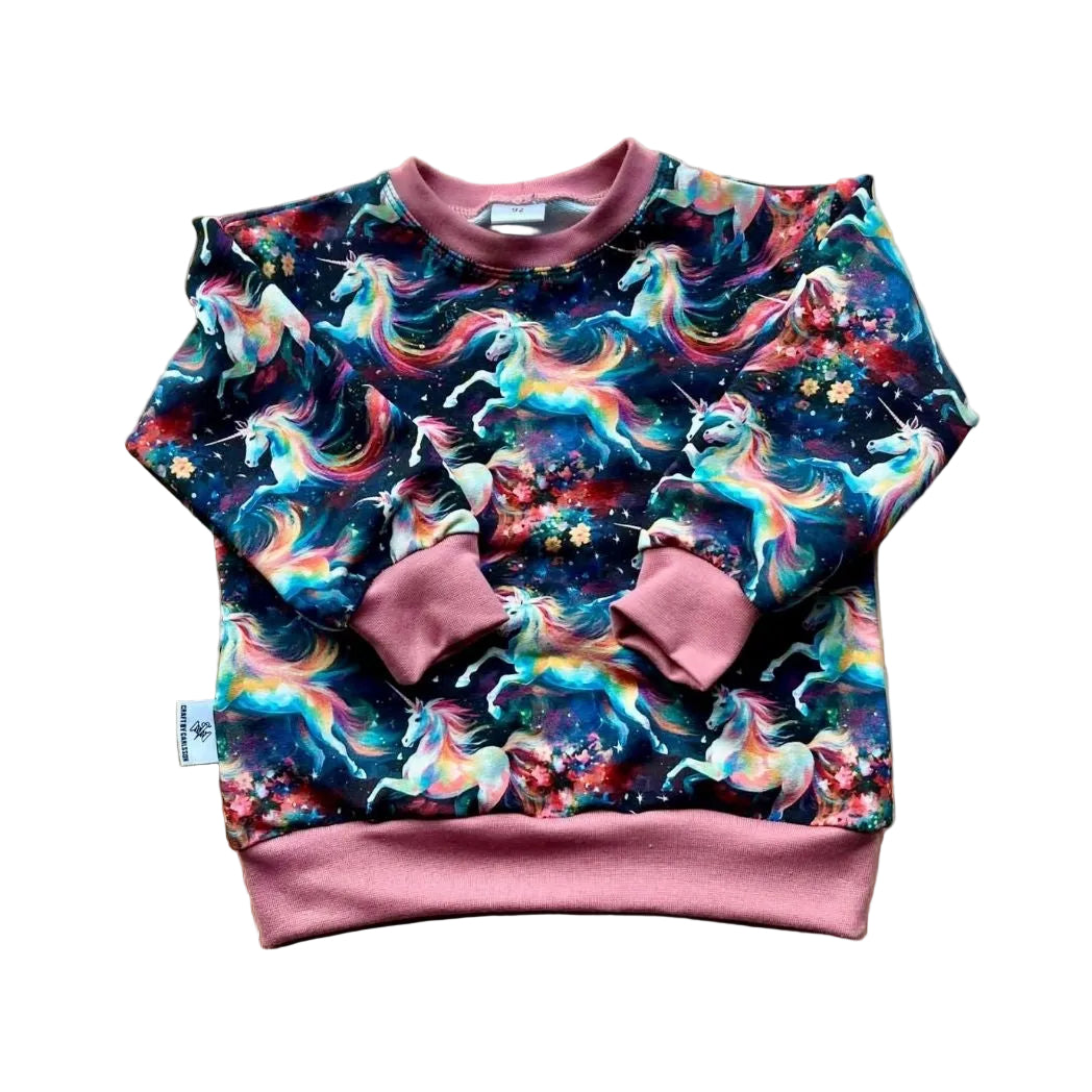 Collegetröja - Unicorn