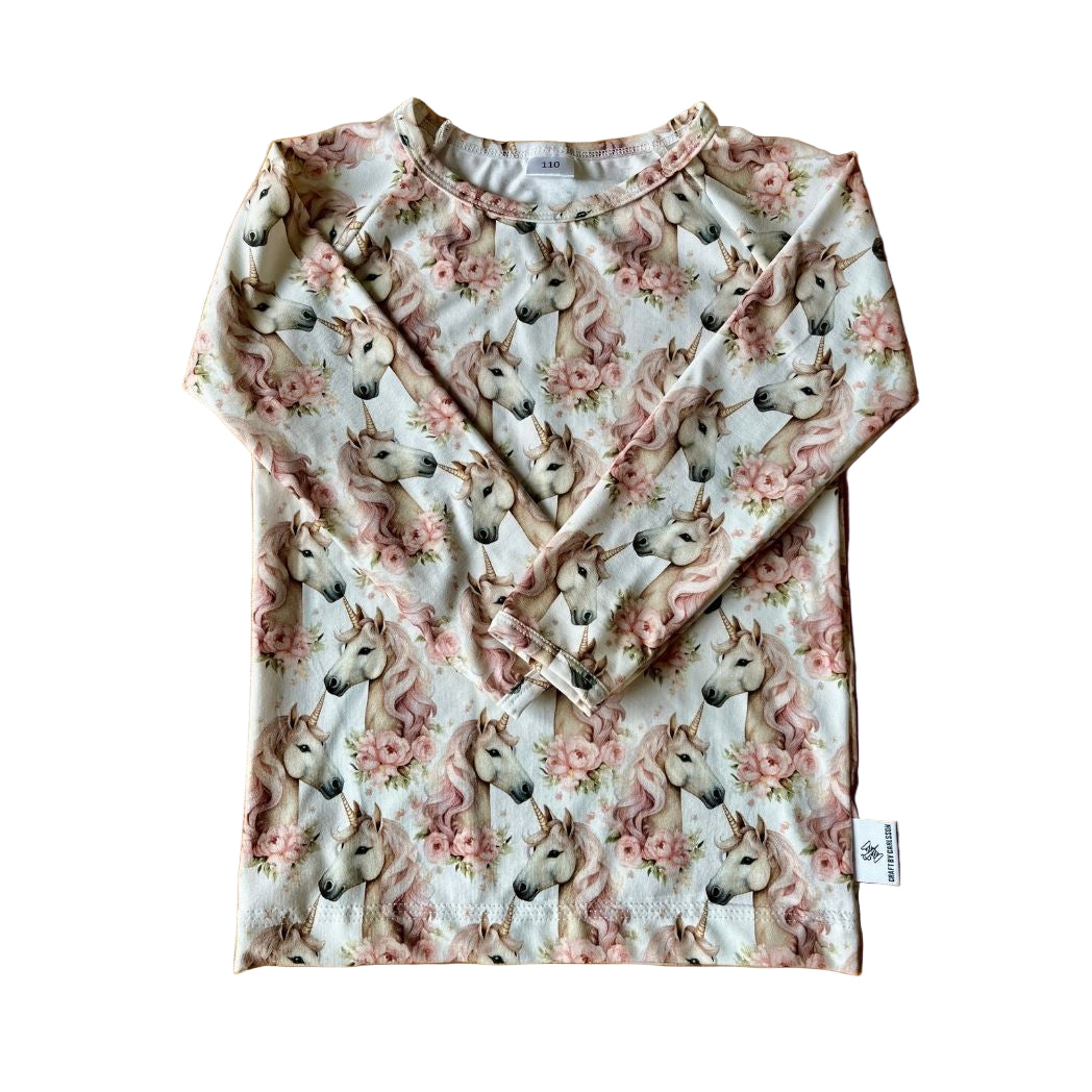 Tröja lång ärm - Enhörningar