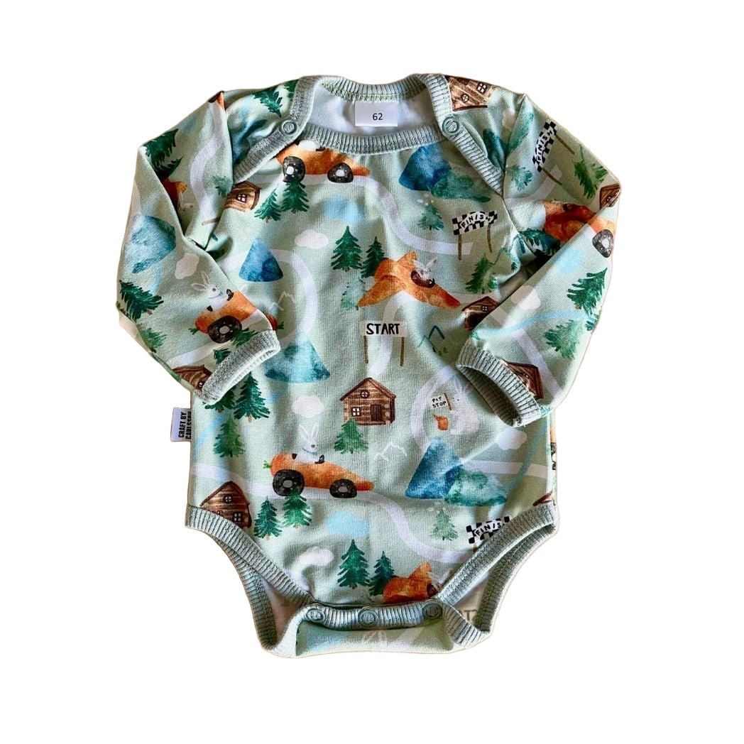 Body - söta körande morotsbilar och flygplan