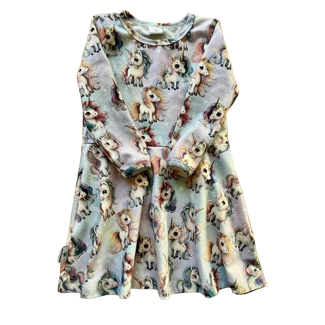 Klänning - Enhörningar