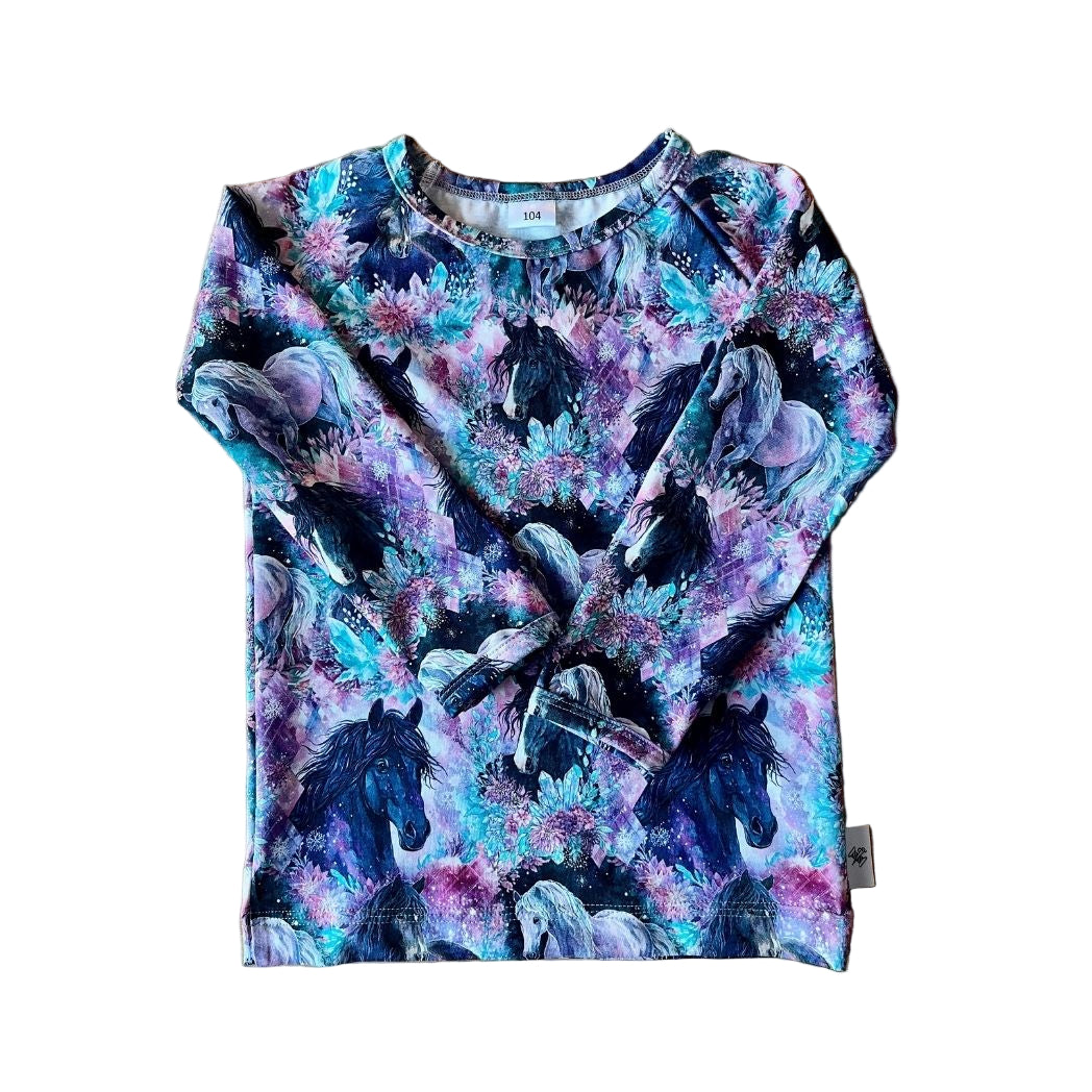 Tröja lång ärm - Hästar