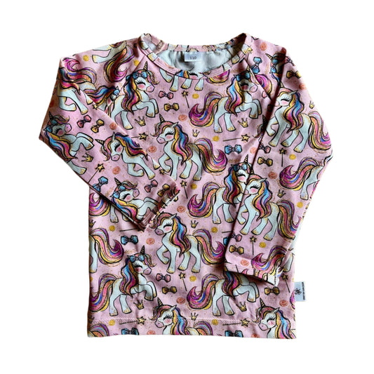 Tröja lång ärm - Enhörning