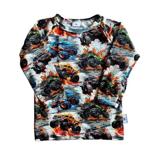 Tröja lång ärm - Monster truck