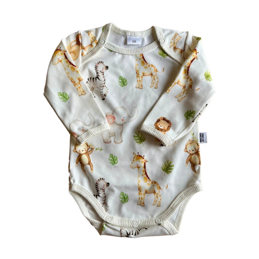 babybody-safaridjur-ekologisk bomull-Sverige