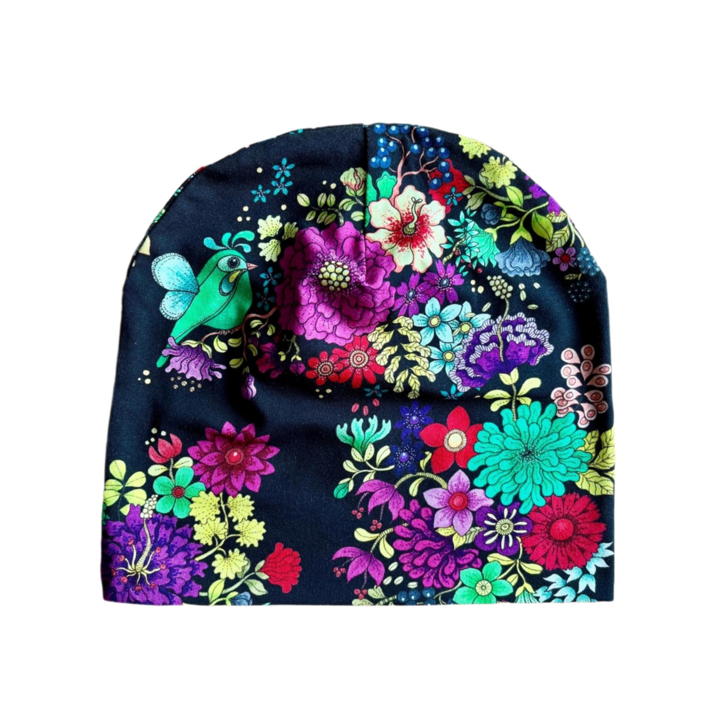 dammossa - svart blommor - ekologisk bomull - sverige